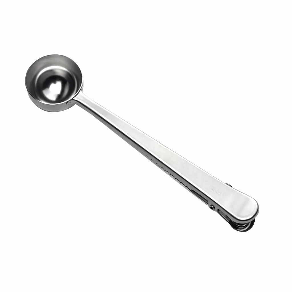 
430 Stainless Steel Teaspoon With Clip, Multifunctional Teaspoon Factory 