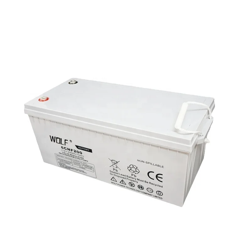 Large Capacity Deep Cycle 12v 24v 36v 48v 200ah 300ah 400ah Rechargeable Lead Acid Solar Battery for Car