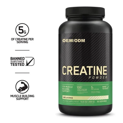
Private Label Creatine Monohydrate Powder Plus Sports Food Diet Supplement, 100% CREATINE For Improve Performance Function 