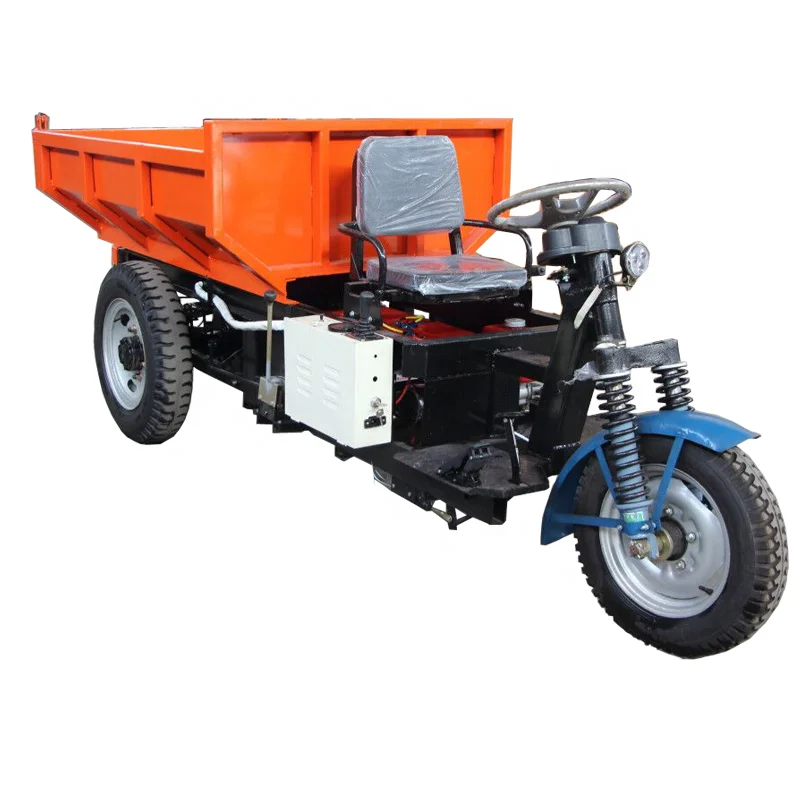 
Chinese 1 ton 2 ton 3 ton mini dump truck Small cargo dumper underground mine tricycle with 1 KW 2 KW 3 KW 7 KW motor 