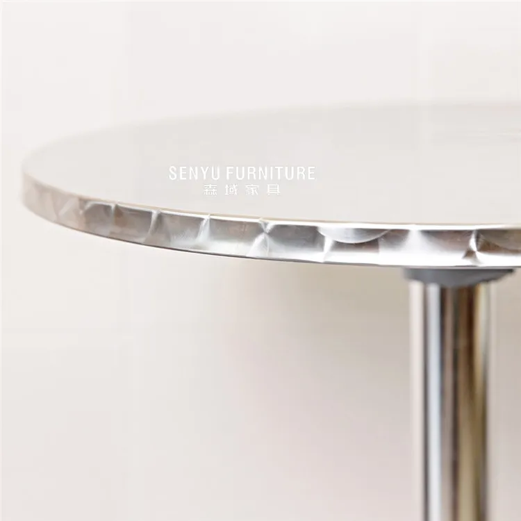 Wholesale price folding aluminum bar cocktail table