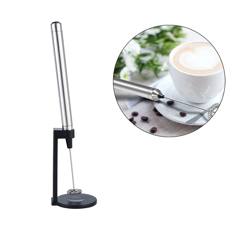 Amazon Top Seller Battery Power Coffee Frother Battery Operated Coffee Mixer Hand Milk Frother