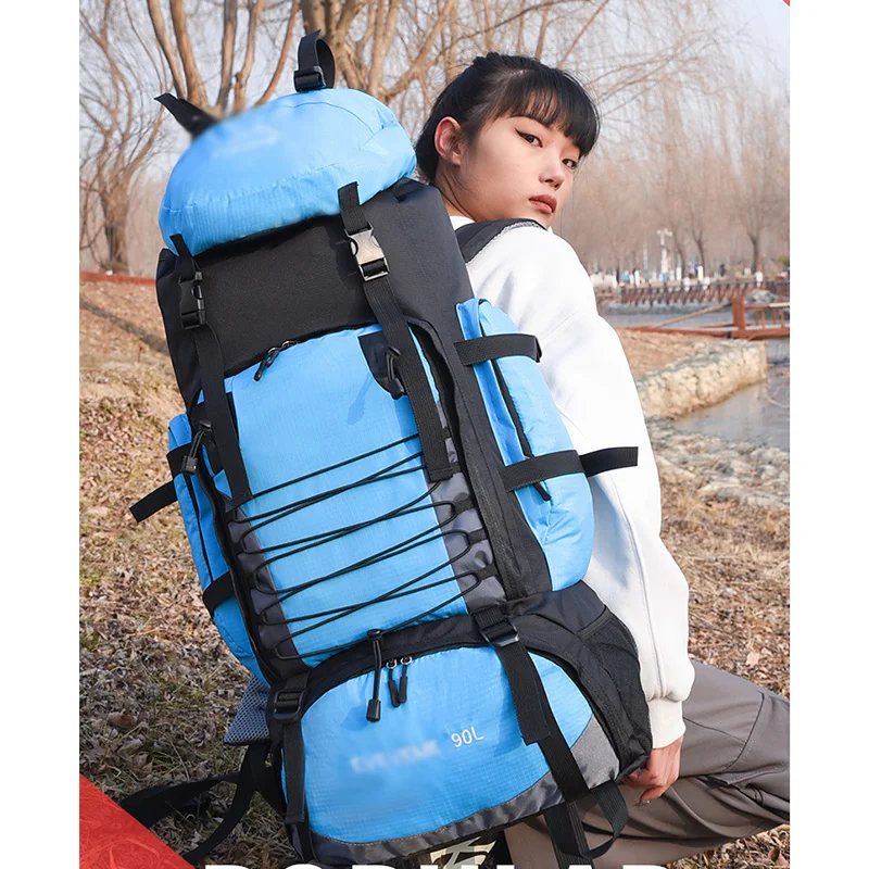 Hot Selling Outdoor High-Capacity Backpack Foldable Portable Mountaineering Backpack Picnic Camping Backpack