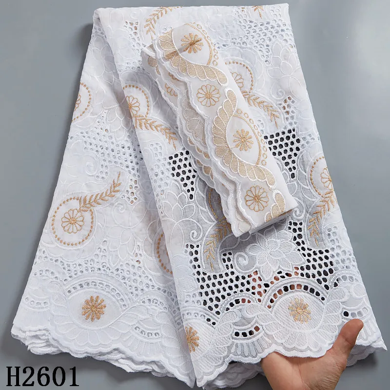 2601 Wholesale Red African Lace Fabric Bazin Riche Lace Embroidery Fabric Tulle Cotton Lace For Wedding Dress