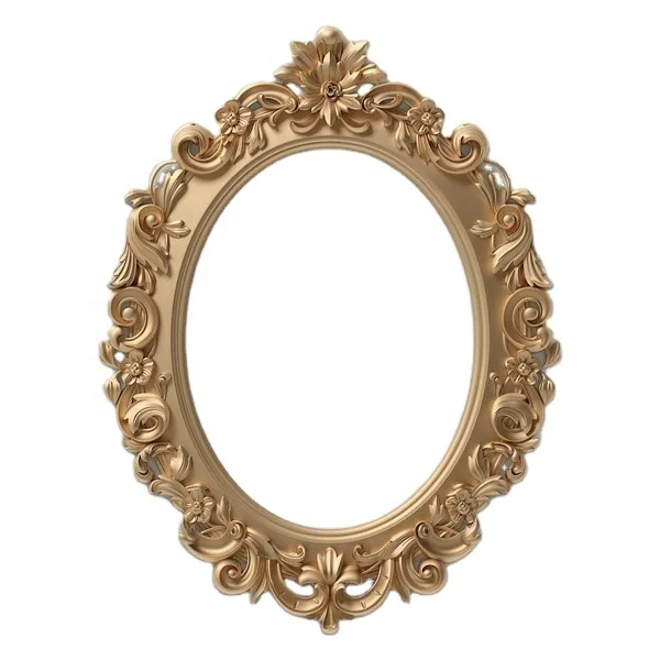 Artificial Distressed Decorative Hanging Sunburst Mirror Resin Frame Wall Mirror Sculpture Pattern Home Decoration Paint