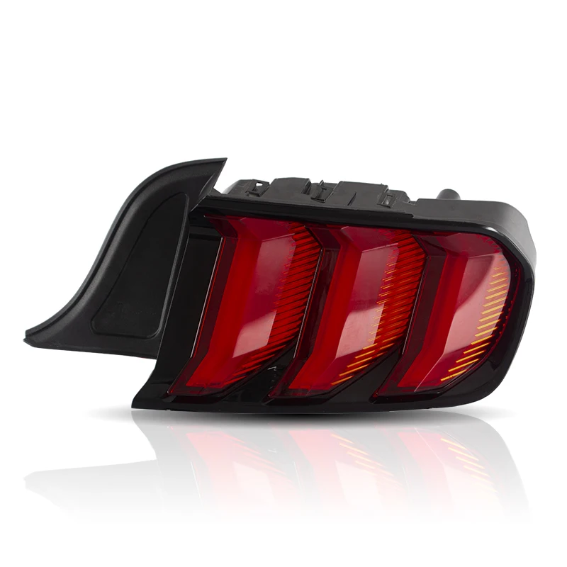 VLAND Factory New Design FOR Mustang Taillight 2015 2016 2017 2018 2019 for Europe version LED Tail Light and Yellow Turn Signal