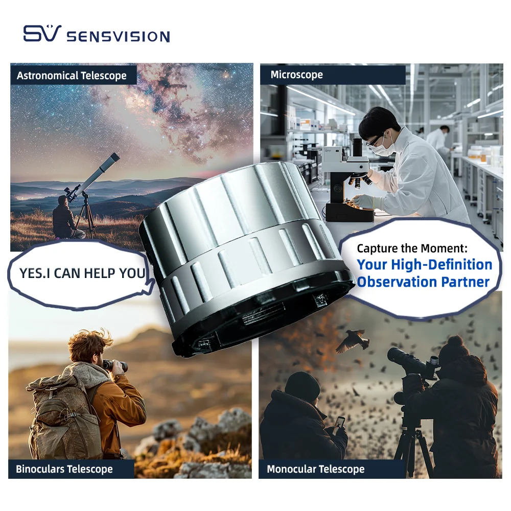 Беспроводная система Sensvision простая в использовании HD 2 5 K 1080p Wi-Fi фото-видео микроскоп телескоп окуляр камера наблюдения за птицами