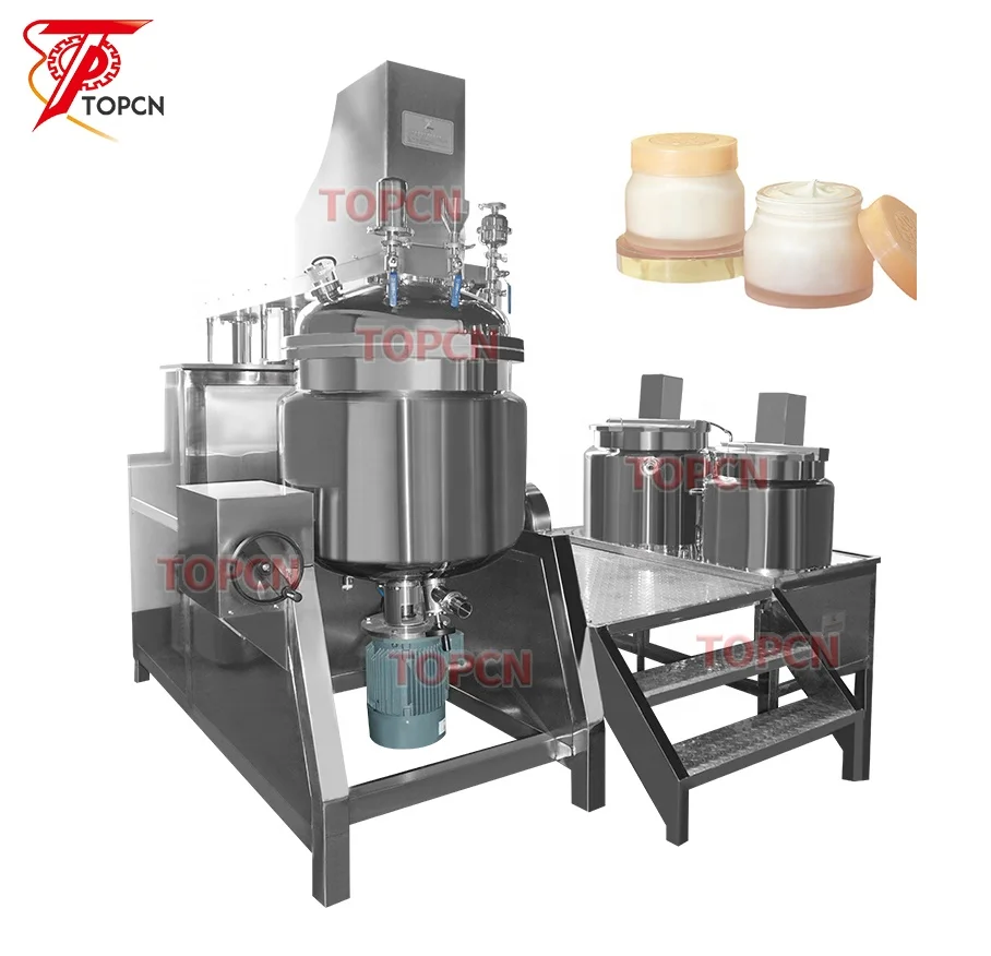 High Shear Food Vacuum Mixer Homogenizer Paste Mixing Tank