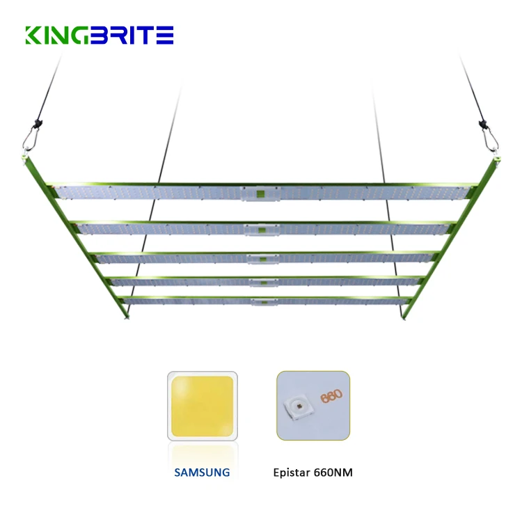KingBrite Led King Brite 600W Full Spectrum Samsung LM301B LM301H Epistar 660nm Strip Led Bar Grow Light For Vertical Lighting