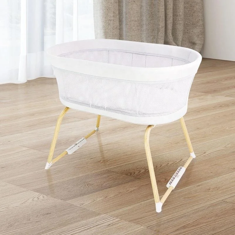 Hot Sale New Born Cradle Baby Bed Lightweight Small Size Folding Travelling Baby Swing Crib Portable Baby Bassinet  Bed Cot