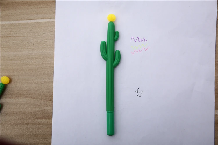 Wholesale Good Quality Student Cute Plant Cactus Gel Pen