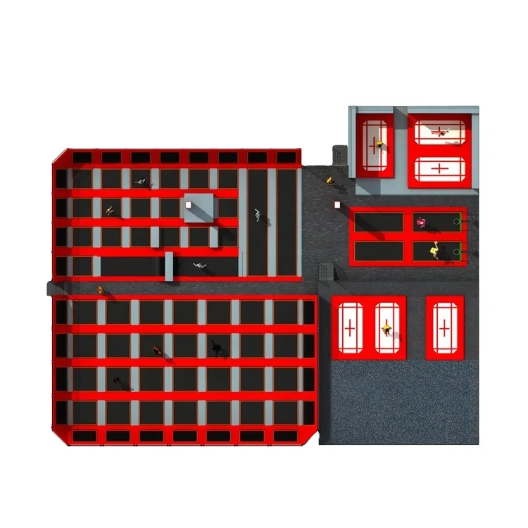 
Indoor Playground Type Children Amusement Park Trampoline 