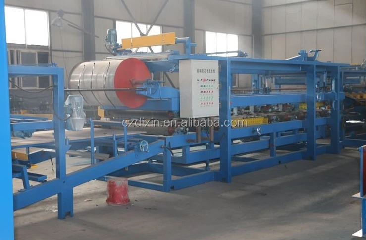 Customized Building Material Automatic 3D Tile Machinery EPS Foam Rock Wool Sandwich Panel Production Line