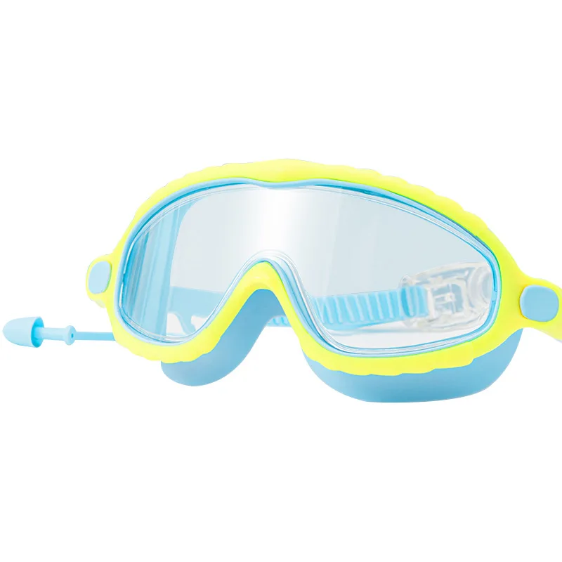 KH87-B Silicone Strap Swimming  Glasses Anti-fog Eye Protection Swimming Goggles For Children