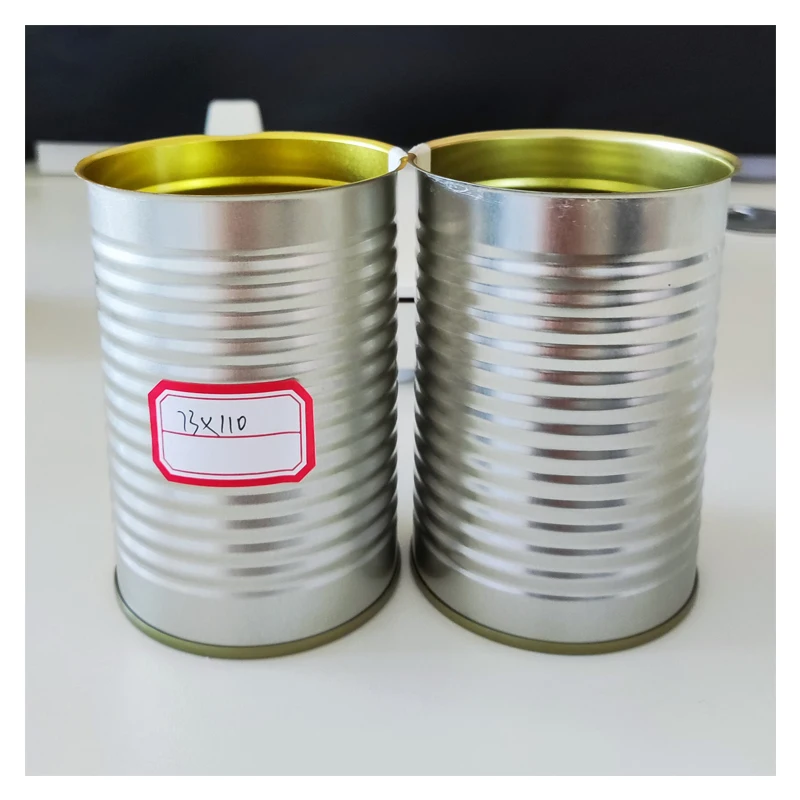 High quality Food Grade 3 Pieces Empty Tin Can With Easy Open Lid can be used in coffee milk fish ect.