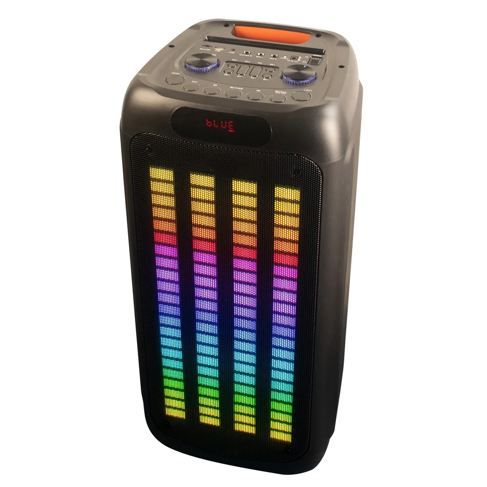 1000W caixa de som amplificada pa speakers pro bass sound digital  party speaker