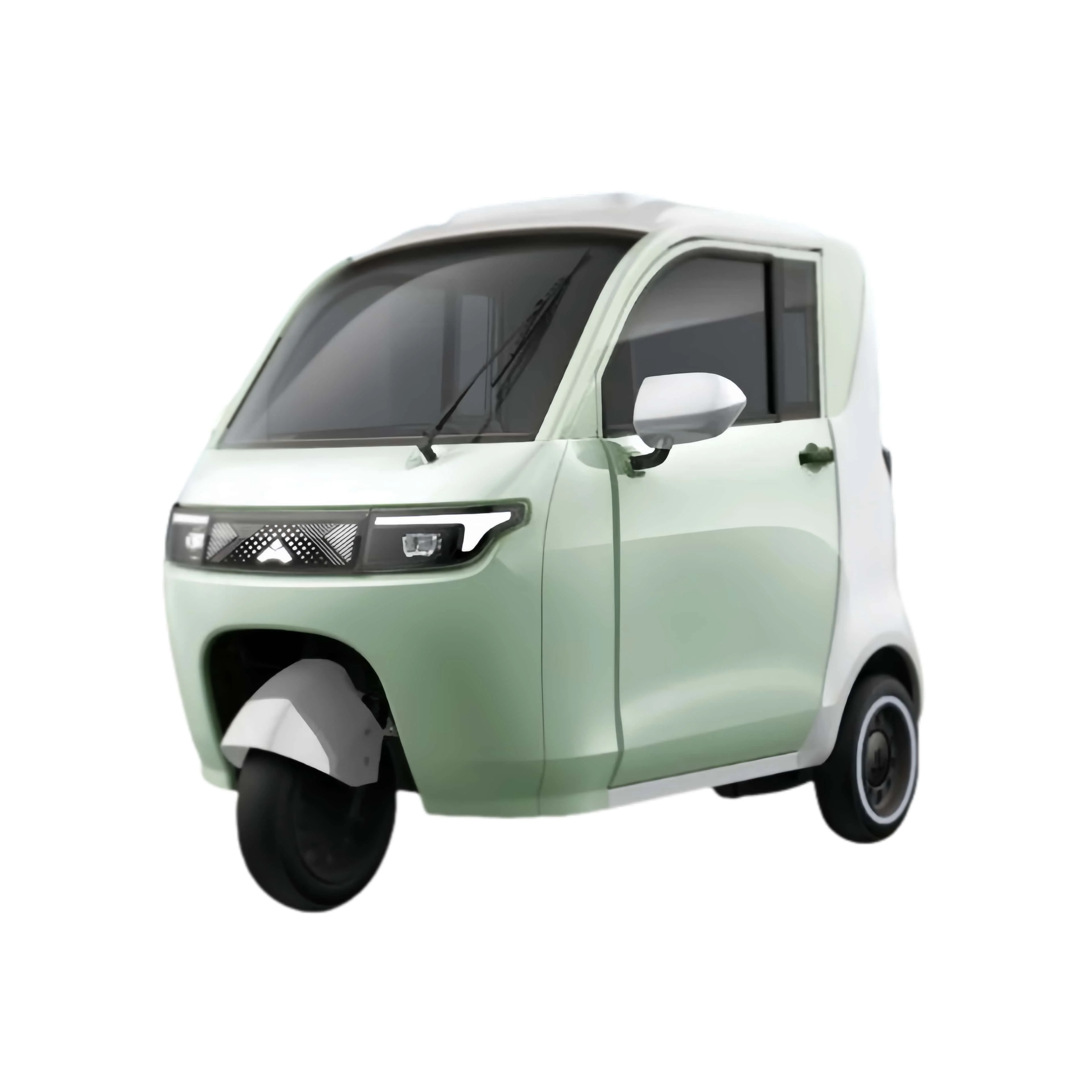 Safety Electric Motorcycle Closed Body Low Speed tricycles for adults with child seat