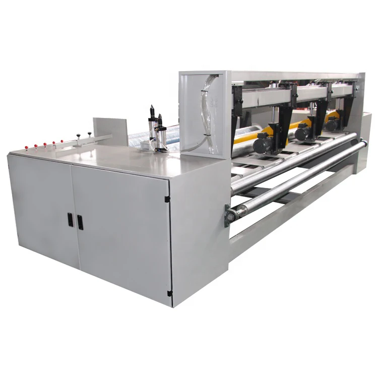 nonwoven geotextile fabric slitting winding rolling cutting machine