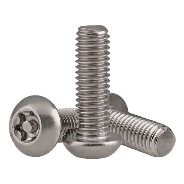 Factory direct sales stainless steel T5 T10 T15 T20 T25 T30 T40 T35 torx anti-theft screw