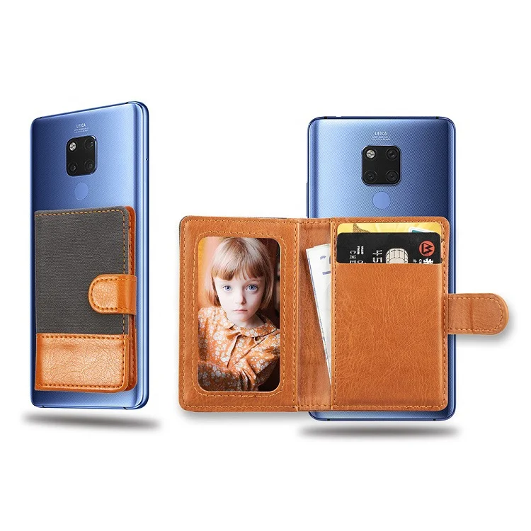 Готовый к отправке тонкий держатель для мобильного телефона из искусственной кожи кошелек RFID блокирующий кредитный ID карт многофункциональный чехол