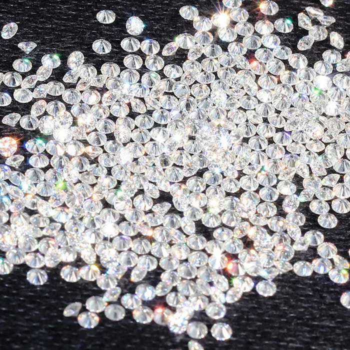 loose gemstone synthetic gems diamond Stone GRA certificate DEF white vvs round brilliant cut white d loose moissanite diamond