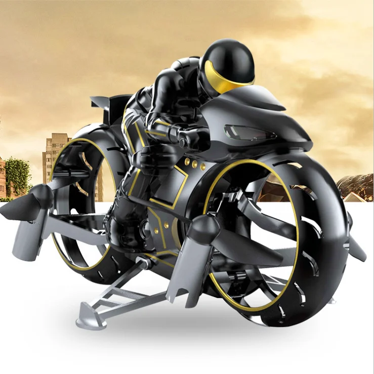 Taking Aerial Photo Mini RC Drone Toys 360 Flip Four-Axis Aircraft 2.4G Motorcycle Land&Air Dual Mode Hand Gesture RC Quadcopter