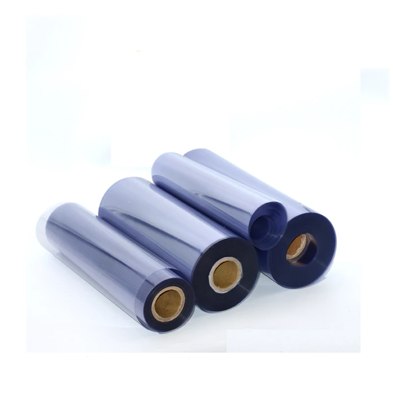 2022 Factory Price Semi Rigid PVC Roll Blister Pack Film Therrmoforming Plastics PVC Sheets For Vacuum Forming