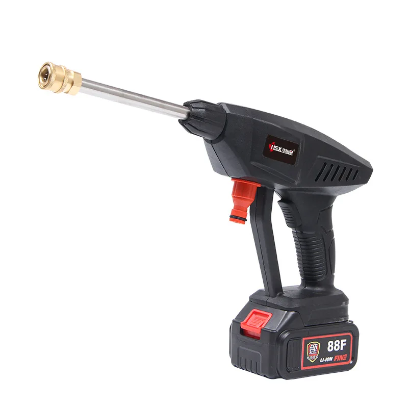 Landtop Car Washer Gun Cleaning Machine Cordless Power High Pressure 20V Wireless Portable High Pressure Water Spray Gun 24dc