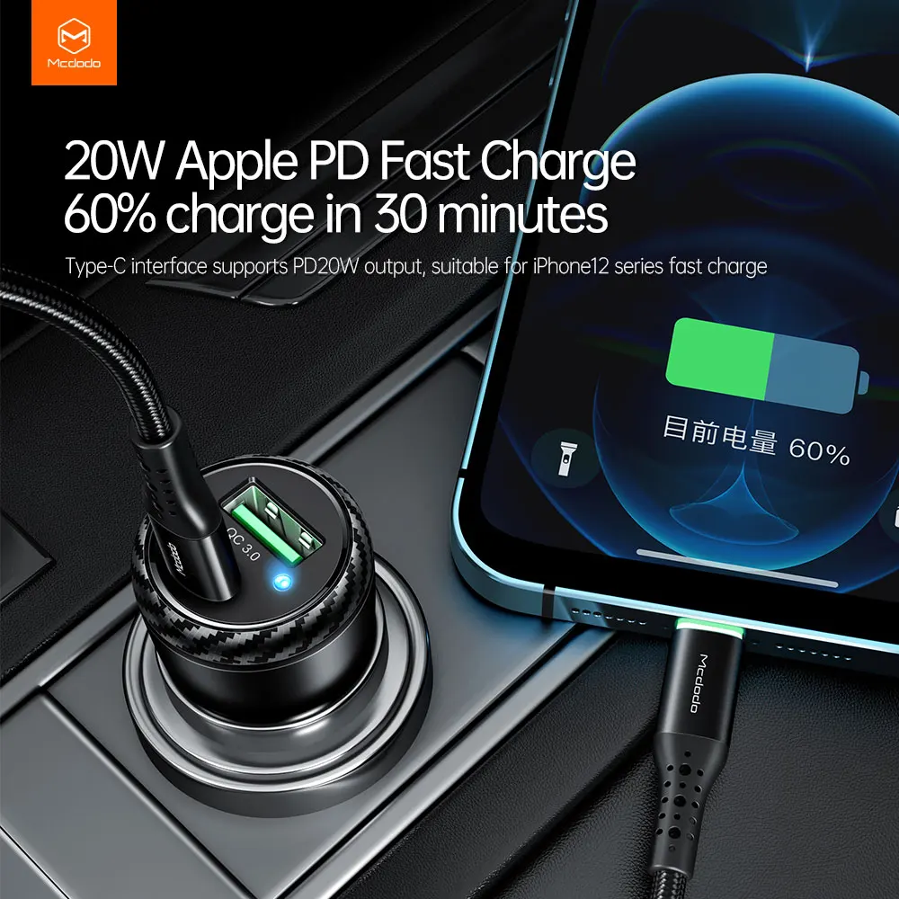 Exw цена акционное портативное автомобильное быстрое зарядное устройство Qc3.0 двойное алюминиевое металлическое 38 Вт простое Pd