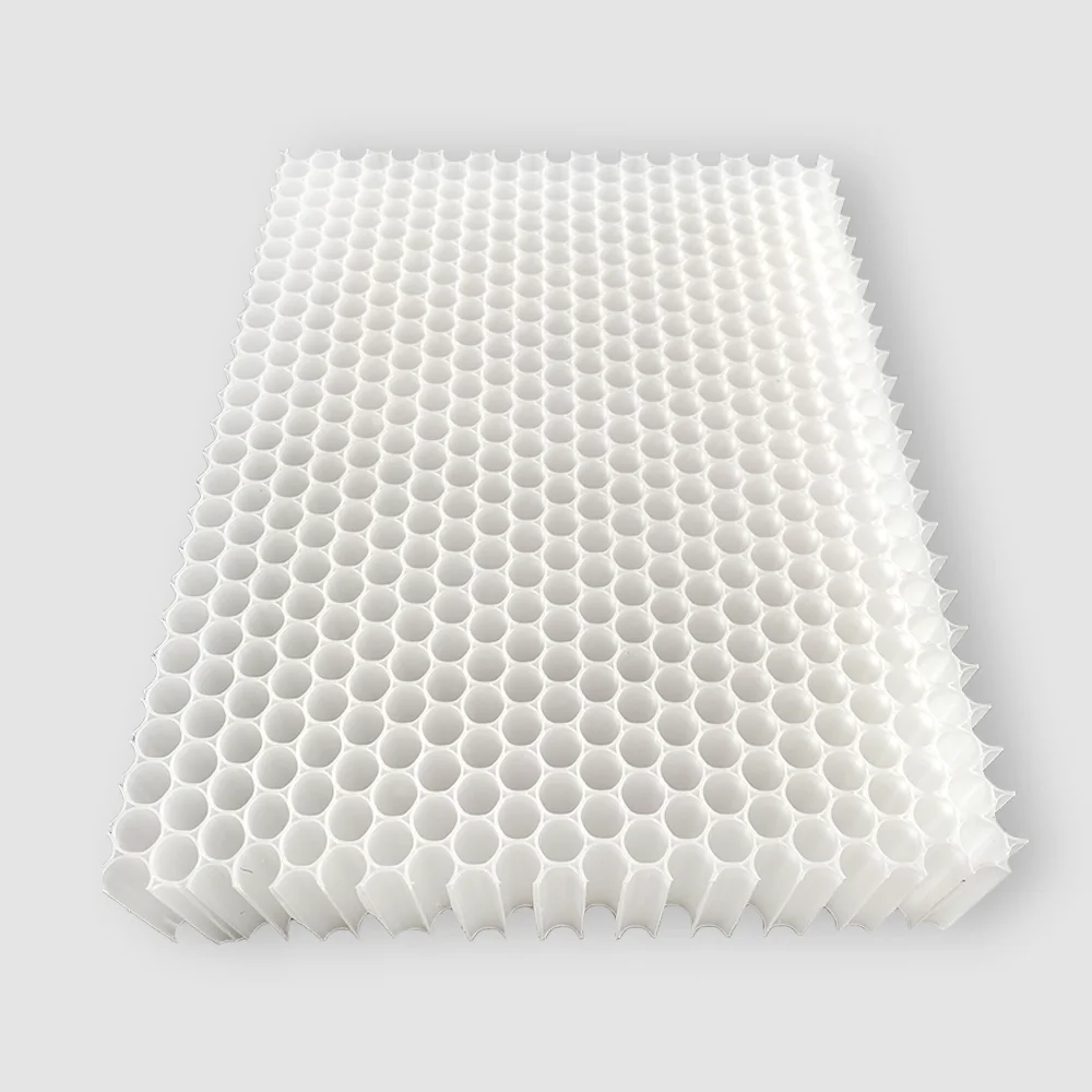 Customized 12mm Core Diameter Polypropylene Honeycomb Core For Air Purifier Filter