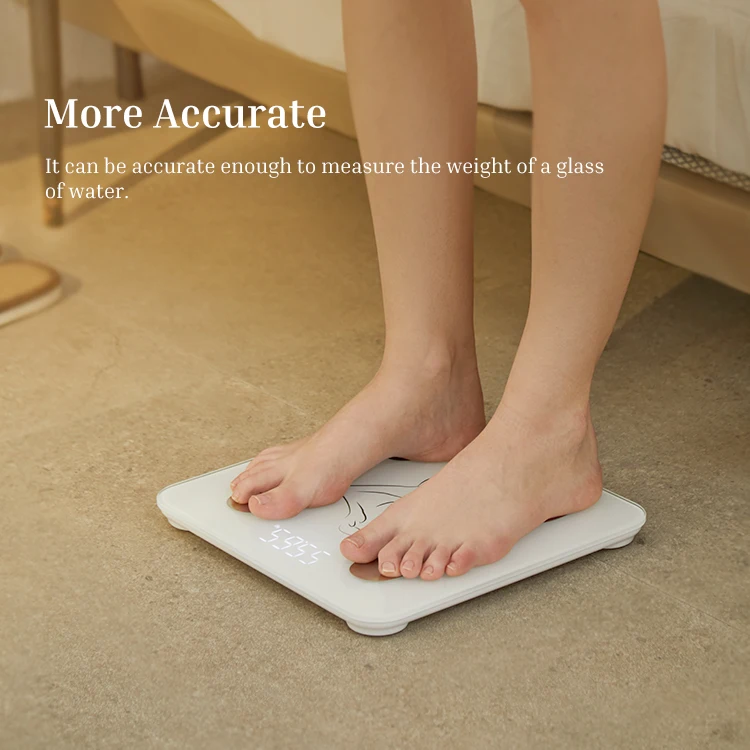 Lifehood led bluetooth digital body fat analyzer electronic BMI scale with  water fat calorie analysis weight loss balance