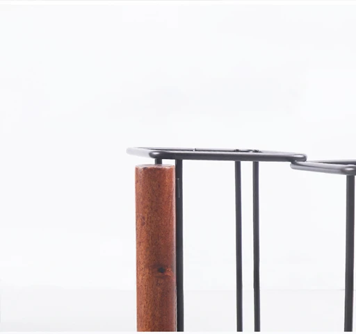 E113 Countertop Metal Wine Bottle Racks Display Holders Table Top Stand Shelves Stackable Iron Wire Storage