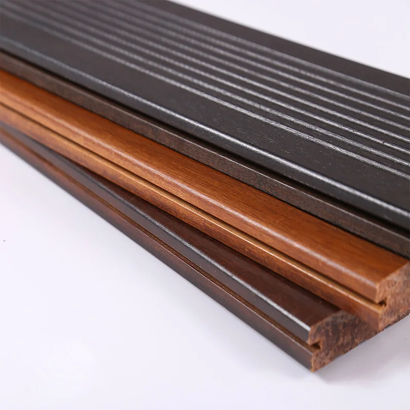 Carbonized bamboo wood terrace flooring Durable strand woven bamboo outdoor flooring decking Eco-friendly flooring oil finished