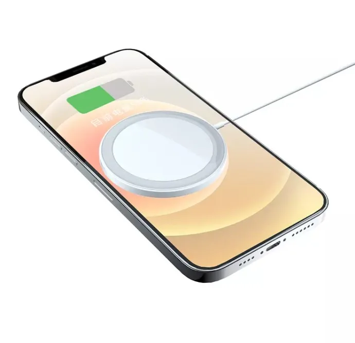 Новинка 2021 15 Вт быстрое магнитное Беспроводное зарядное устройство для Iphone 12