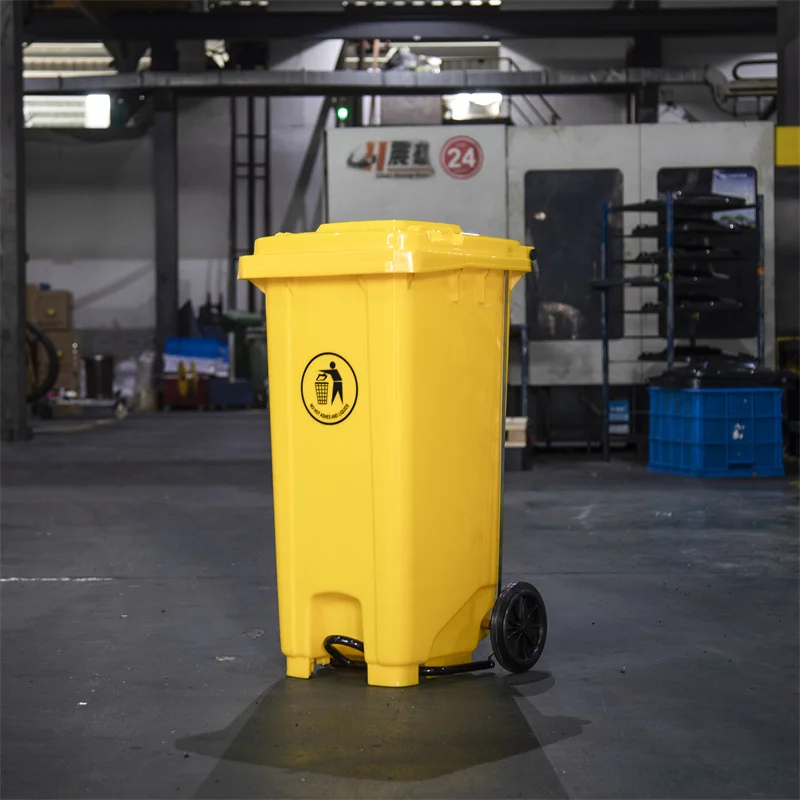 Wholesale Price Outdoor Plastic Recycling Sanitary Garbage Bin Movable Waste Bin