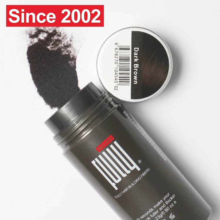 FULLY Factory Wholesale OEM Private Labels Thinning Hair Loss Concealer Keratin Hair Building Fibers