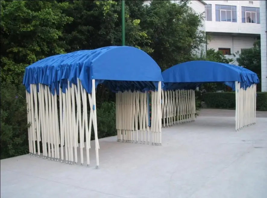Movable car parking shelters
