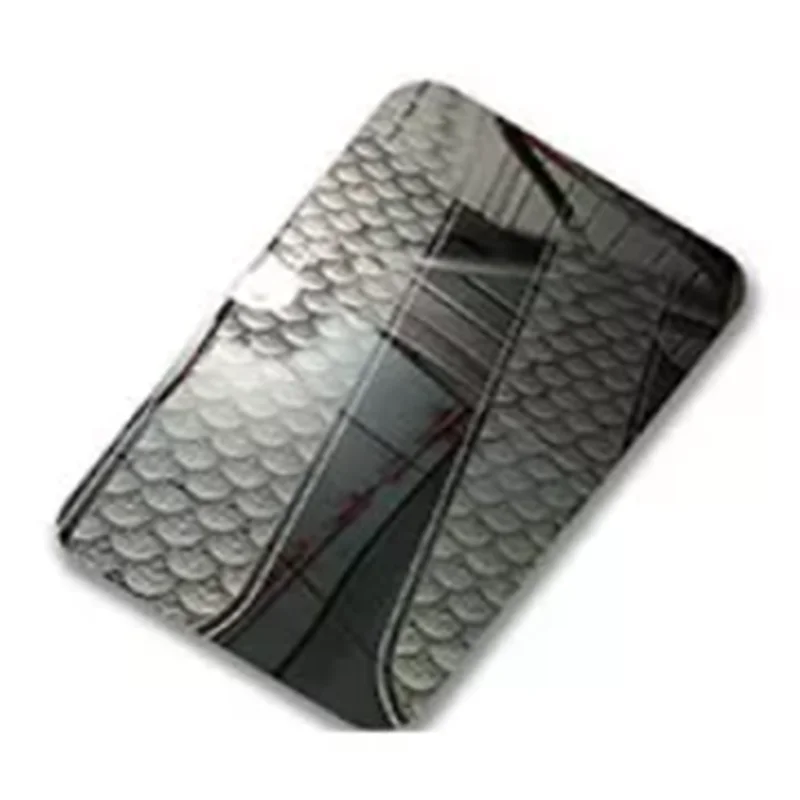 Aisi 304 316 201 Mirror Gold Prices etching Ss double colors Stainless Steel Sheet