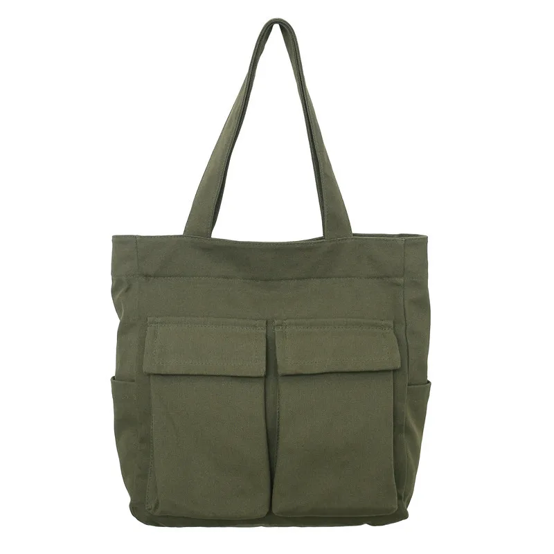 Manufactory Nurse Tote Bag Canvas Big Handbags Women Tote Bag Canvas With Pockets Customize