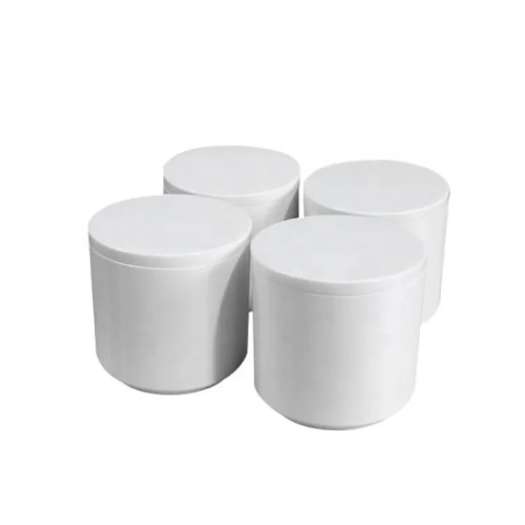 factory price refractory low conductivity zirconium oxide ceramic crucible cup