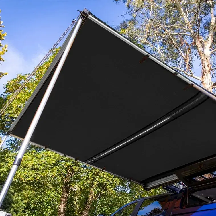 Retractable camping accessories suv car roof side box awning 4x4 4wd awning for camping