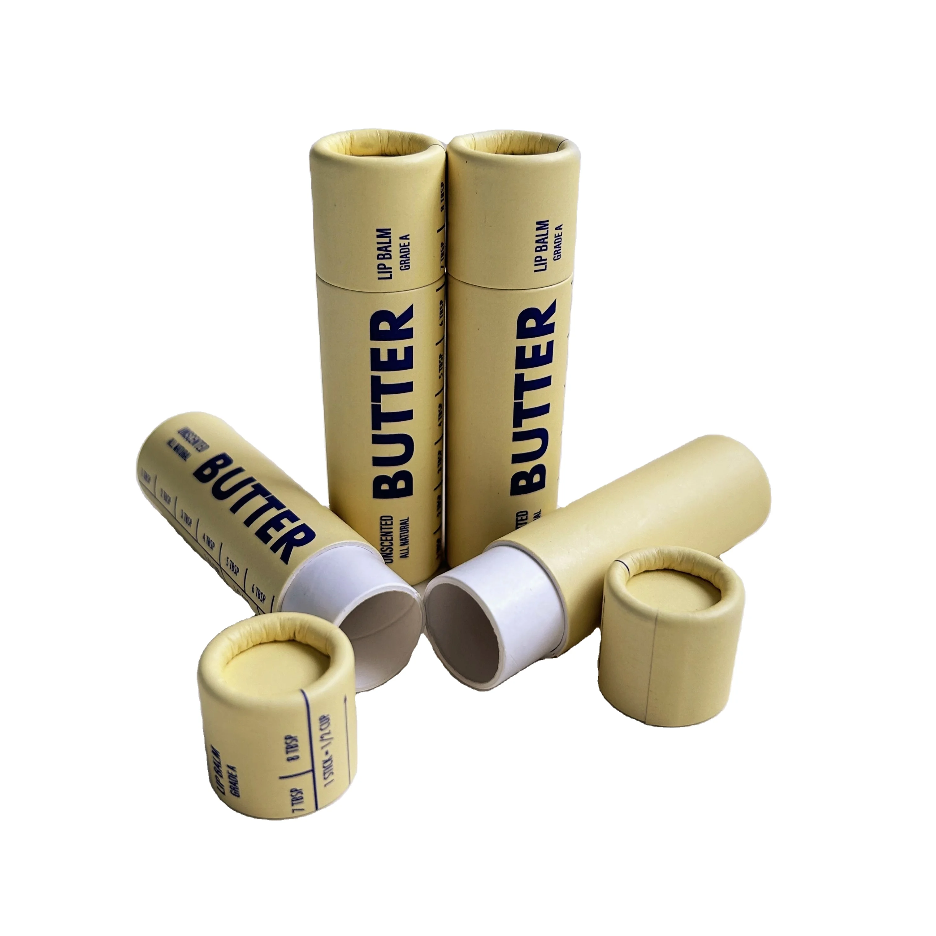 Paper Tube for Butter Food Packaging Sale Wax Lined Cardboard Craft