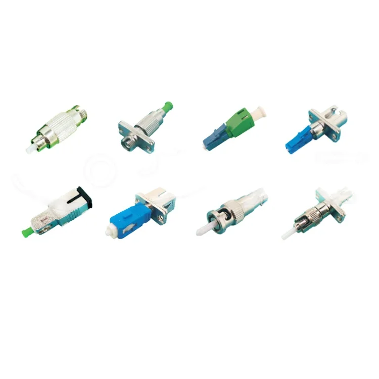 Wholesale Telecommunication Ftth SC LC ST FC UPC Female to Male Simplex SM MM Hybrid Couplers ODM OEM  Fiber Optical Adapter