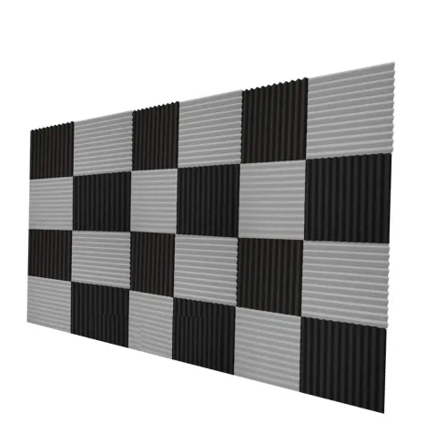 Polyester acoustic foam panels soundproof wall panel