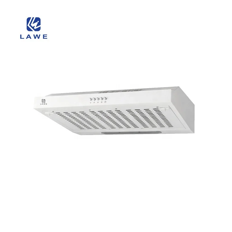 Lawe Under Cabinet Ductless Ducted Convertible Slim Kitchen Stove Vent Hood with 3 Speed Exhaust Fan with Charcoal Filter