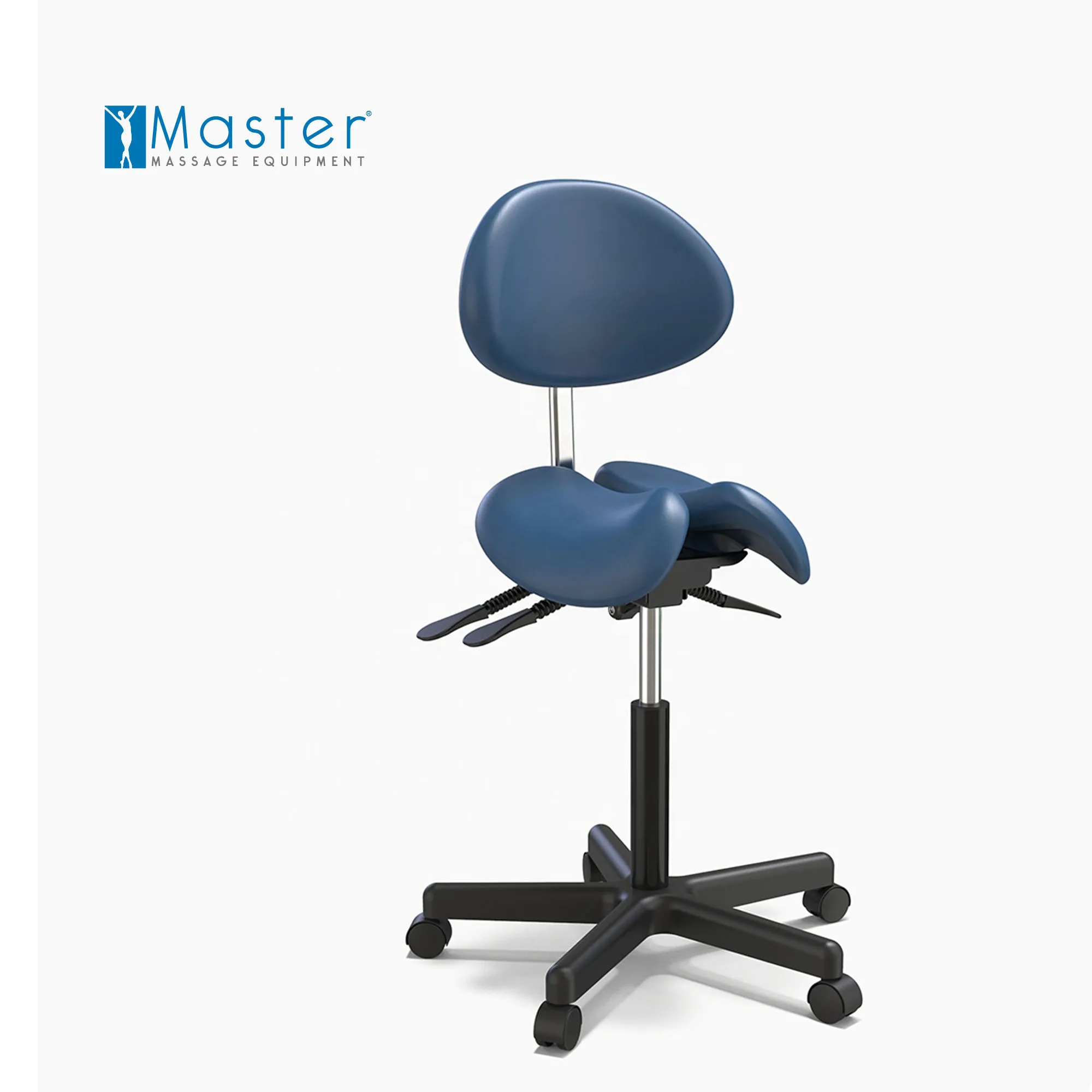 Manufacturer Wholesale OEM MS14-2 Seat Angle Adjustable Ergonomic design PU Leather Height Adjustment Saddle Stool saddle chair
