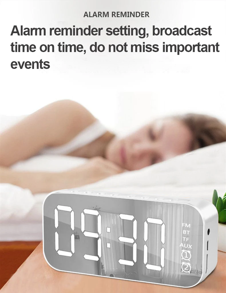 Potable Mini BT 2 In 1 Speaker  Led Display  Speaker Mobil 5.1 Divoom Speaker