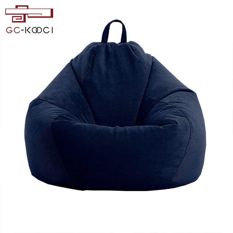 Corduroy lazy sofa bean bag tatami modern bedroom single small apartment bean bag sofa chair