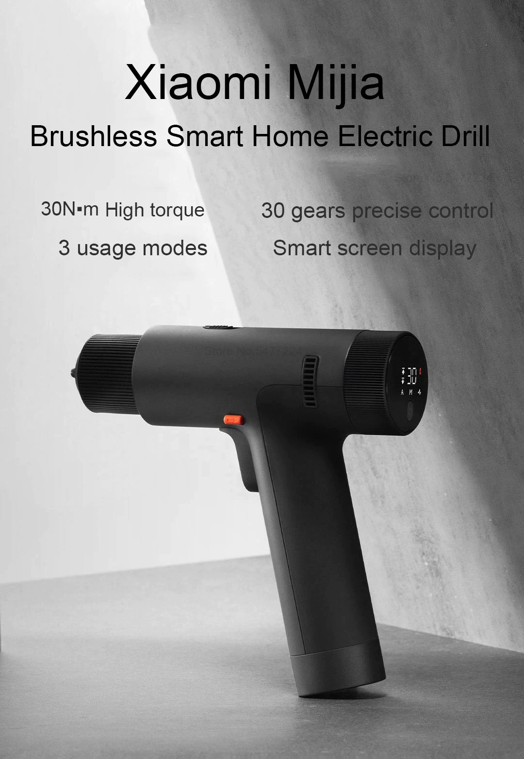 Original Xiaomi Mi Mijia Brushless Smart Household Electric Drill Power Tools Electric Cordless Screwdriver Electric Drill