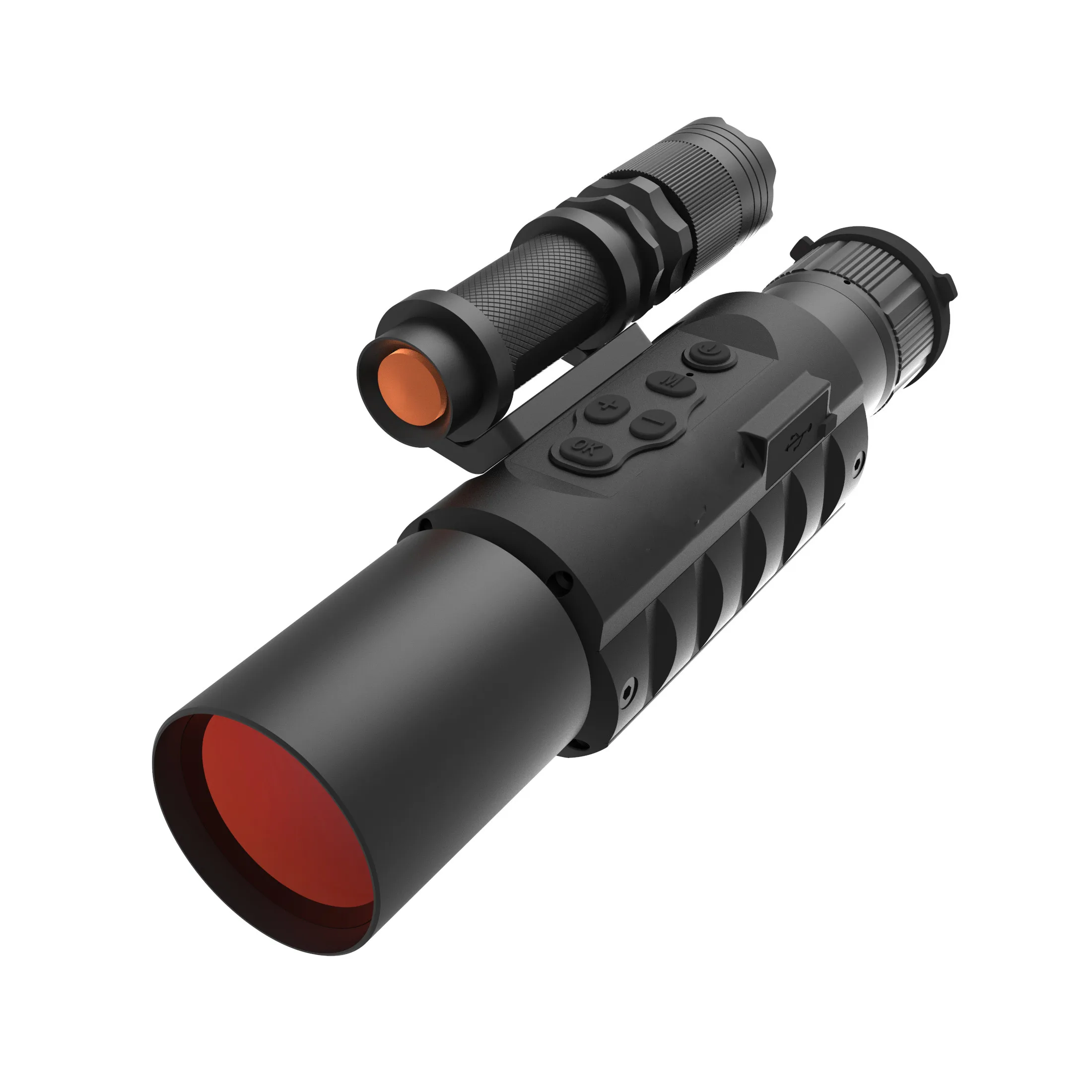 Infrared Night Vision Monocular Scope & Digital with Photo, Video ,WiFi,Data Transmission Riflescope for Outdoor Observation